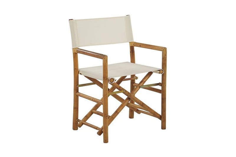 Hvid/ beige MOLISE / SPELLO - Træ / natur - Havemøbler - Balkon - Balkonmøbler - Altansæt