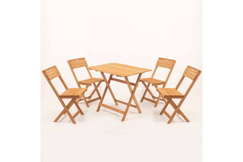 Parwati Cafésæt - Valnød finér - Havemøbler - Udendørsgruppe - Havesæt