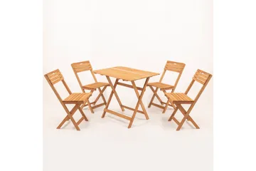 Parwati Cafésæt - Valnød finér - Havemøbler - Udendørsgruppe - Havesæt