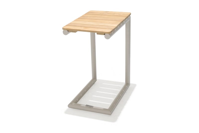 Portals Solseng med Hynde - Hvid / træ - Havemøbler - Havestole - Solseng & solvogn