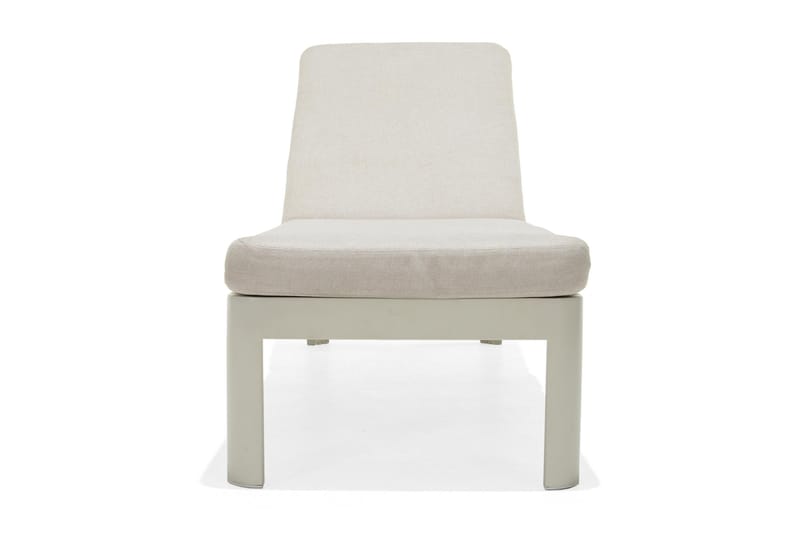 Portals Solseng med Hynde - Hvid / træ - Havemøbler - Havestole - Solseng & solvogn