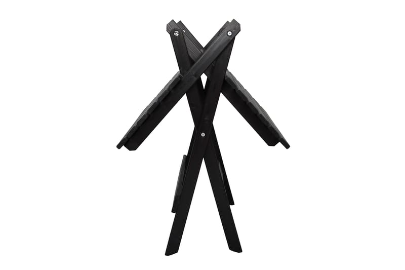 Wilma Cafésæt 65x65 cm + 2 Stole Grå/Hvid - Baltic Garden - Havemøbler - Balkon - Balkonmøbler - Altansæt