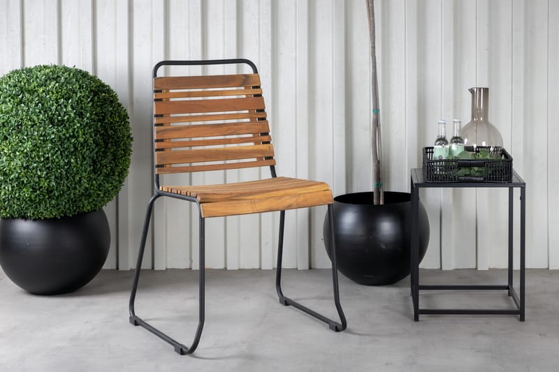 Bois Spisebordsstol Sort/Brun - Venture Home - Spisebordsstole udendørs - Altanstole