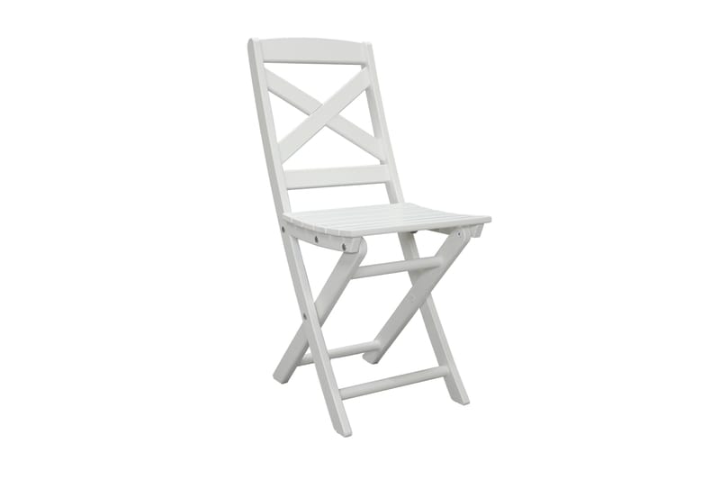 CALAYAN Klapstol 2-Pack Hvid - Havemøbler - Balkon - Balkonmøbler - Altanstole