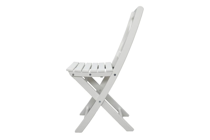 CALAYAN Klapstol 2-Pack Hvid - Havemøbler - Balkon - Balkonmøbler - Altanstole