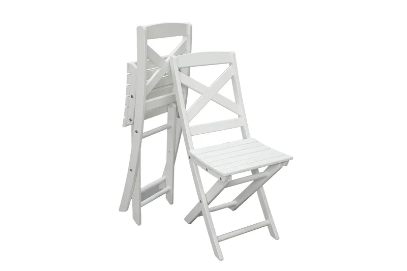 CALAYAN Klapstol Hvid - Havemøbler - Balkon - Balkonmøbler - Altanstole