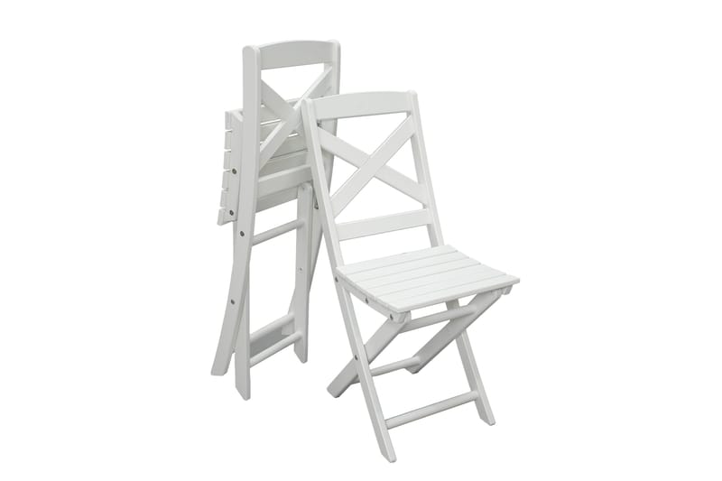 CALAYAN Klapstol Hvid - Havemøbler - Balkon - Balkonmøbler - Altanstole