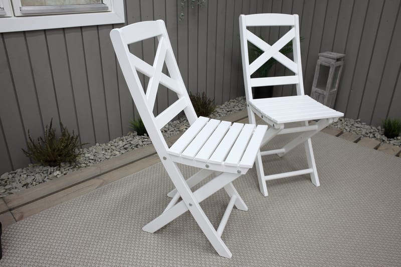 CALAYAN Klapstol Hvid - Havemøbler - Balkon - Balkonmøbler - Altanstole