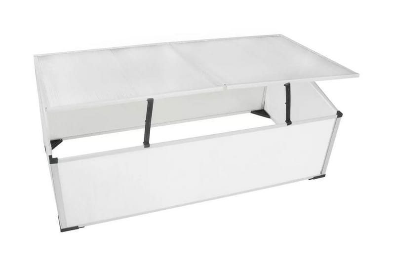 Drivbænk 2 Låg 110 X 55 X 41 Cm - gennemsigtig - Havemøbler - Balkon - Balkonmøbler - Altanstole