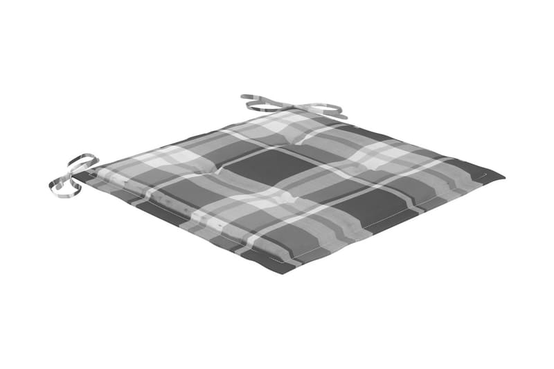 Foldbare Havestole 2 Stk. Med Hynder Bambus - Brun - Havemøbler - Balkon - Balkonmøbler - Altanstole