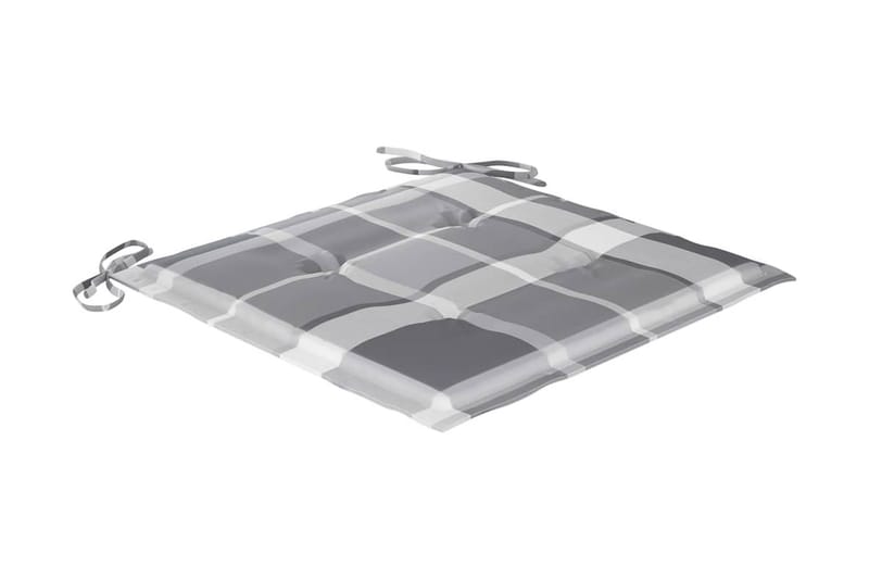 Foldbare Havestole 2 Stk. Med Hynder massivt Akacietræ - Havemøbler - Balkon - Balkonmøbler - Altanstole