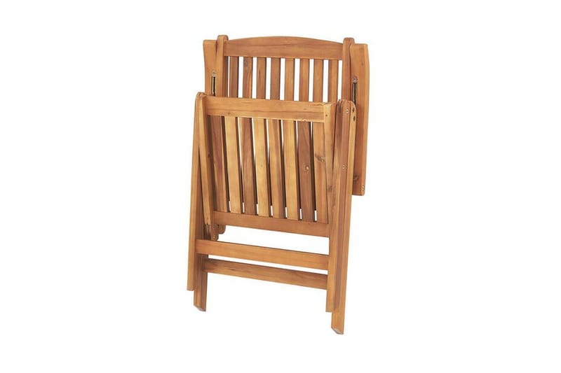 Havestol 6 akacietræ med hynde i blå JAVA - Træ / natur - Havemøbler - Balkon - Balkonmøbler - Altanstole