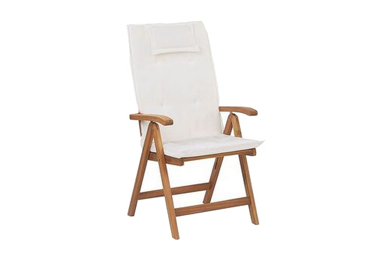 Havestol 6 akacietræ med JAVA hynde - Træ / natur - Havemøbler - Balkon - Balkonmøbler - Altanstole