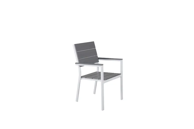 Karmstolar utomhus (med armstöd) Venture Home White/Grey, undefined