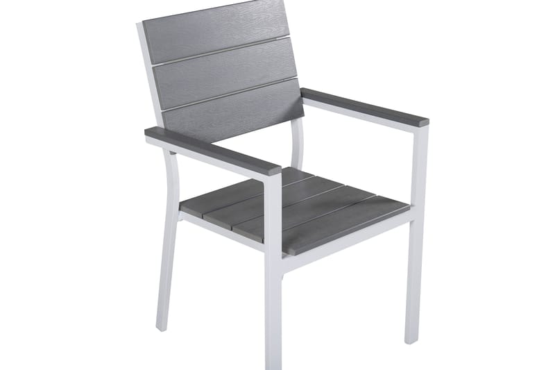 Karmstolar utomhus (med armstöd) Venture Home White/Grey - Havemøbler - Balkon - Balkonmøbler - Altanstole