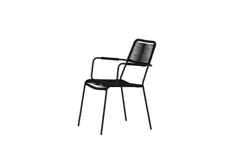 Lindos Armstol Sort - Venture Home - Havemøbler - Balkon - Balkonmøbler - Altanstole