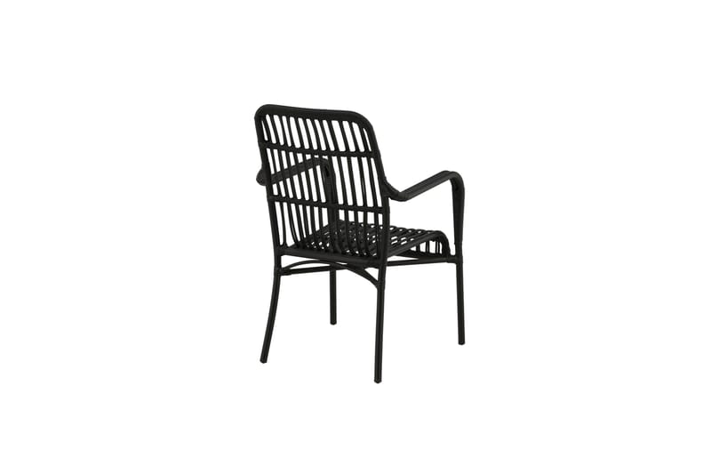 Rizal Armlænestol - Sort - Havemøbler - Balkon - Balkonmøbler - Altanstole
