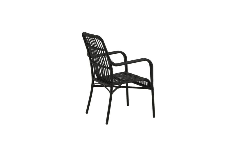 Rizal Armlænestol - Sort - Havemøbler - Balkon - Balkonmøbler - Altanstole