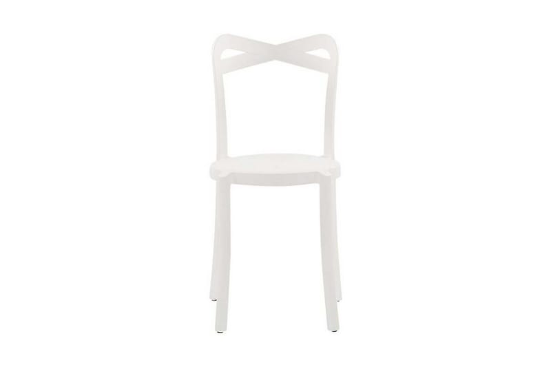 Stol 4 st hvid CAMOGLI - Hvid - Havemøbler - Balkon - Balkonmøbler - Altanstole