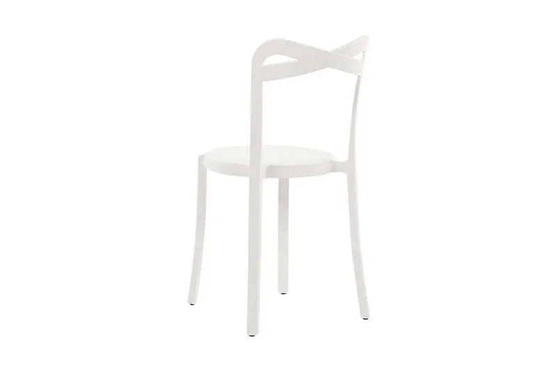Stol 4 st hvid CAMOGLI - Hvid - Havemøbler - Balkon - Balkonmøbler - Altanstole