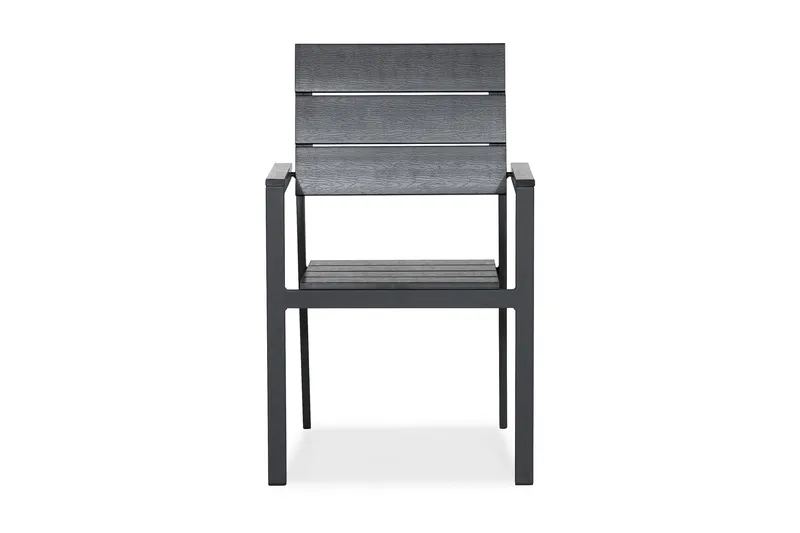 Tunis Stabelstol Udendørs Aintwood - Sort / sort - Havemøbler - Balkon - Balkonmøbler - Altanstole