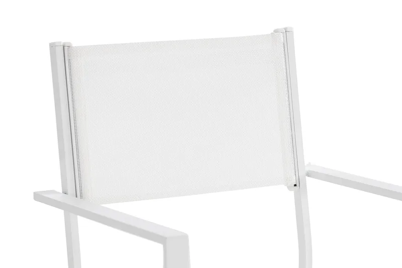 Tunis Stabelstol Udendørs - Hvid - Havemøbler - Balkon - Balkonmøbler - Altanstole
