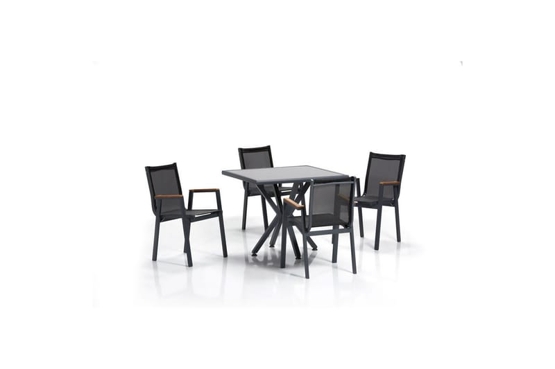 Australien Balkon Gruppe - Sort/Grå - Havemøbler - Balkon - Balkonmøbler - Altansæt