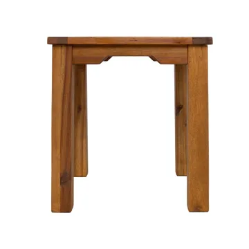 Bænk HOME4YOU Bord Fortuna 40x40x45 cm akacie - brun - Havemøbler - Balkon - Balkonmøbler - Altanborde