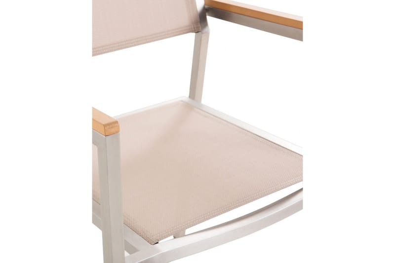 Bacoli Armstol - Beige/Sølv - Havemøbler - Balkon - Balkonmøbler - Altanstole