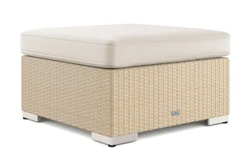 Bahamas Divanmodul – Loungebord Udendørs 75x75 cm til Sofaer - Beige - Havemøbler - Balkon - Balkonmøbler - Altanborde