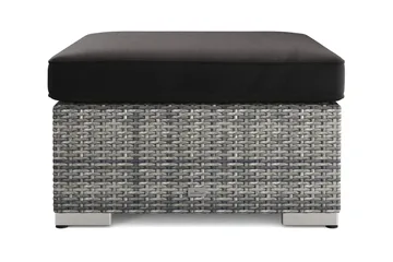 Bahamas Divanmodul – Loungebord Udendørs 75x75 cm til Sofaer - Grå - Havemøbler - Balkon - Balkonmøbler - Altanborde
