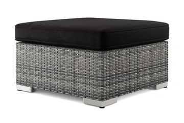 Bahamas Divanmodul – Loungebord Udendørs 75x75 cm til Sofaer - Grå - Havemøbler - Balkon - Balkonmøbler - Altanborde