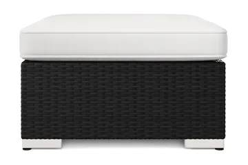 Bahamas Divanmodul – Loungebord Udendørs 75x75 cm til Sofaer - Sort - Havemøbler - Balkon - Balkonmøbler - Altanborde