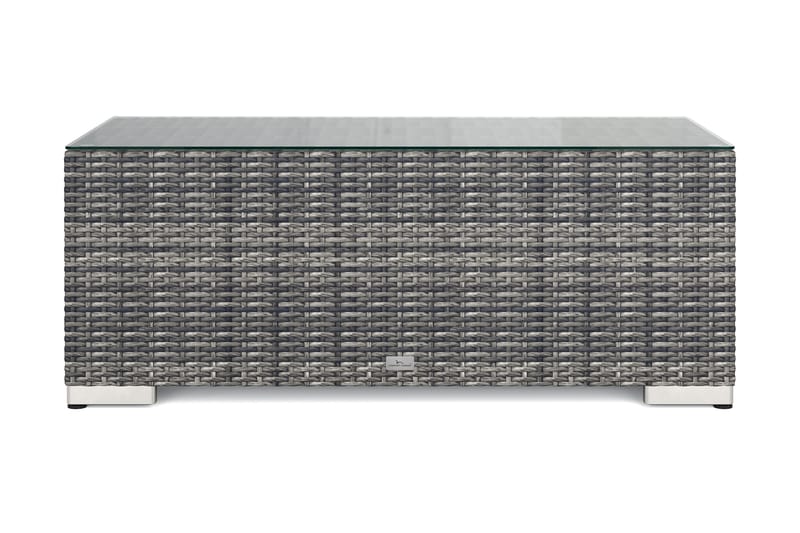 Bahamas Sofabord Udendørs 113x58 cm Polyrattan - Grå - Havemøbler - Balkon - Balkonmøbler - Altanborde