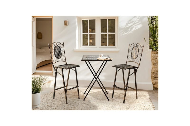 Barsæt Bormio - Havemøbler - Balkon - Balkonmøbler - Altansæt