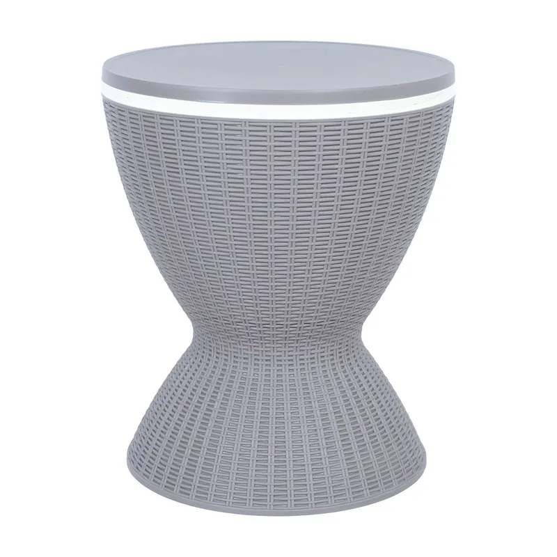 Barsæt HOME4YOU Belle 3 i 1 Grå plast, Grå