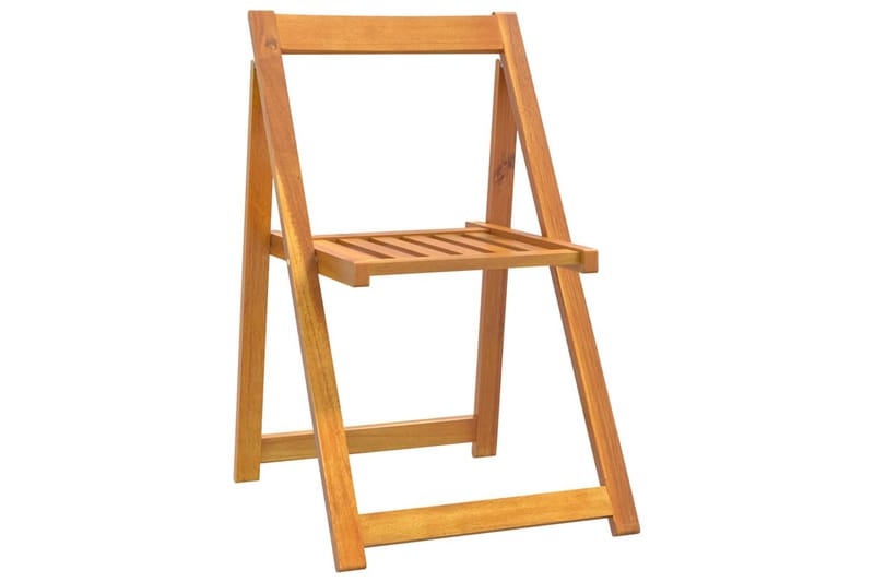 beBasic foldbare havestole 6 stk. massivt akacietræ - Brun - Spisebordsstole udendørs - Altanstole