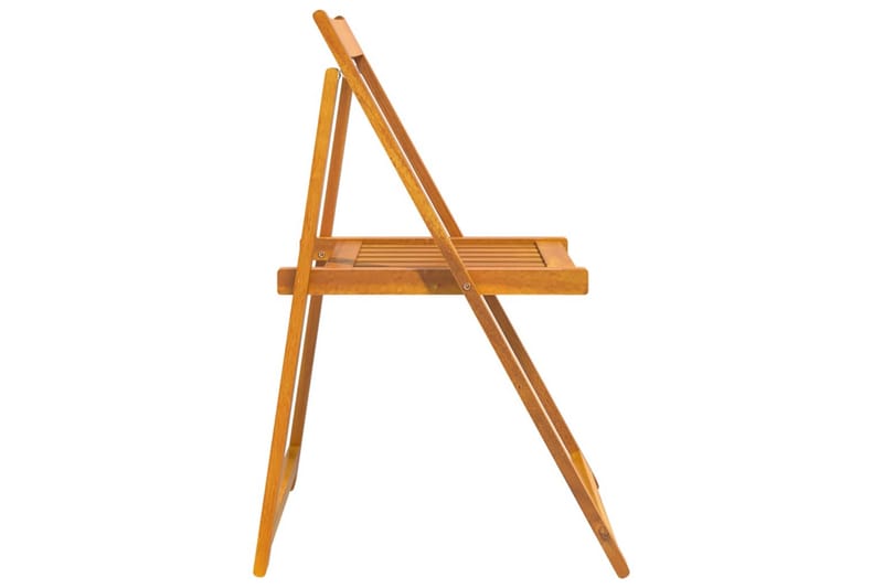 beBasic foldbare havestole 8 stk. massivt akacietræ - Brun - Havemøbler - Balkon - Balkonmøbler - Altanstole