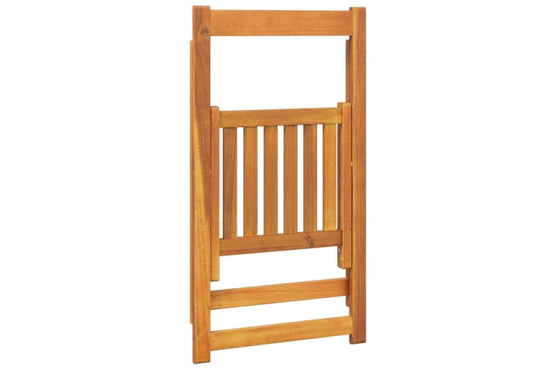 beBasic foldbare havestole 8 stk. massivt akacietræ - Brun - Havemøbler - Balkon - Balkonmøbler - Altanstole