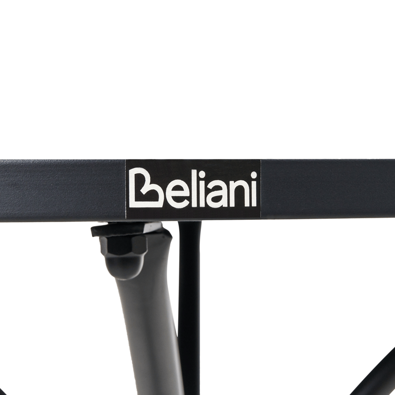 Bistrobord udendørs Adrano 60 cm terrazzoeffekt Jern - Sort/Orange - Havemøbler - Balkon - Balkonmøbler - Altanborde