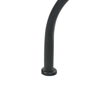 Bistrobord udendørs Aggius 60 cm Jern - Sort/Blå - Havemøbler - Balkon - Balkonmøbler - Altanborde