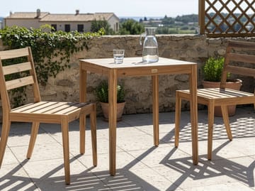Bistrobord udendørs Chioggia 70x70 cm akacietræ - Brun - Havemøbler - Balkon - Balkonmøbler - Altanborde