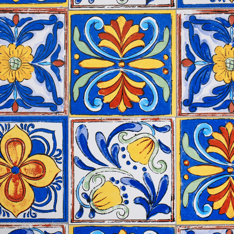 Bistrobord udendørs Coriano 60 cm Jern - Sort/Blå - Havemøbler - Balkon - Balkonmøbler - Altanborde