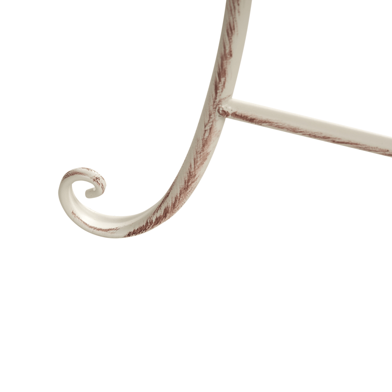 Bistrobord udendørs Folelli 80 cm Jern - Beige - Havemøbler - Balkon - Balkonmøbler - Altanborde