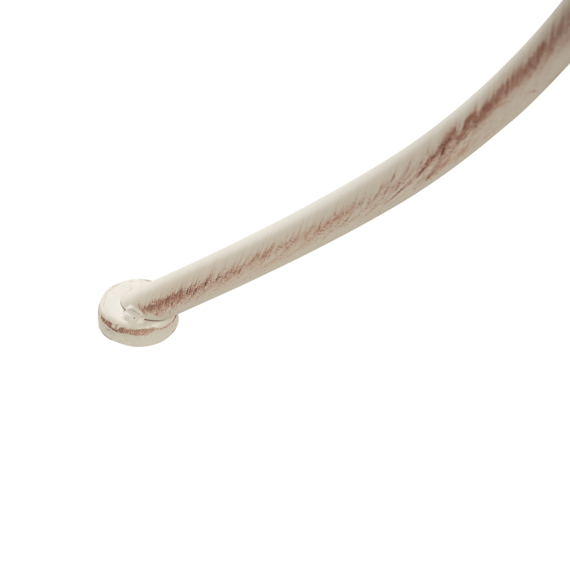 Bistrobord udendørs Juina 80 cm Jern - Beige - Havemøbler - Balkon - Balkonmøbler - Altanborde