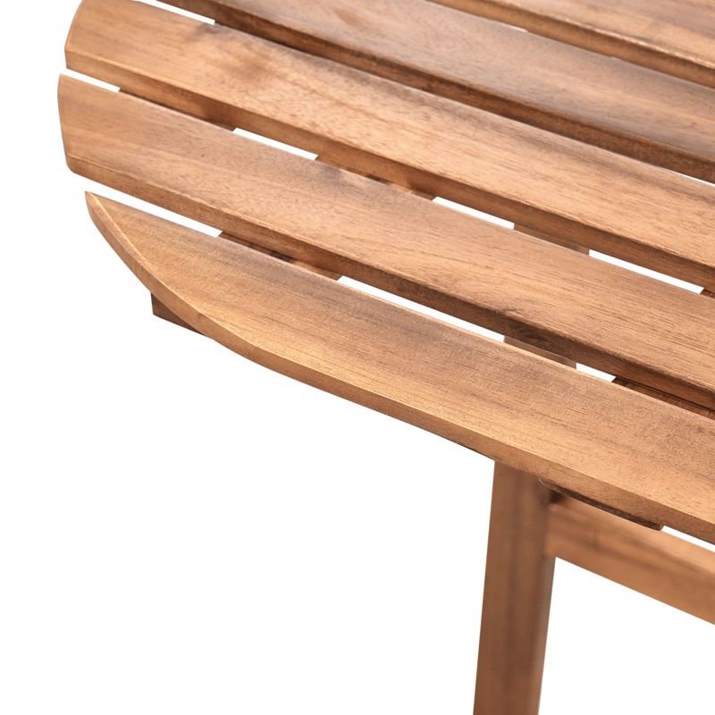 Bistrobord udendørs Osigo 4470 cm akacietræ - Brun - Havemøbler - Balkon - Balkonmøbler - Altanborde