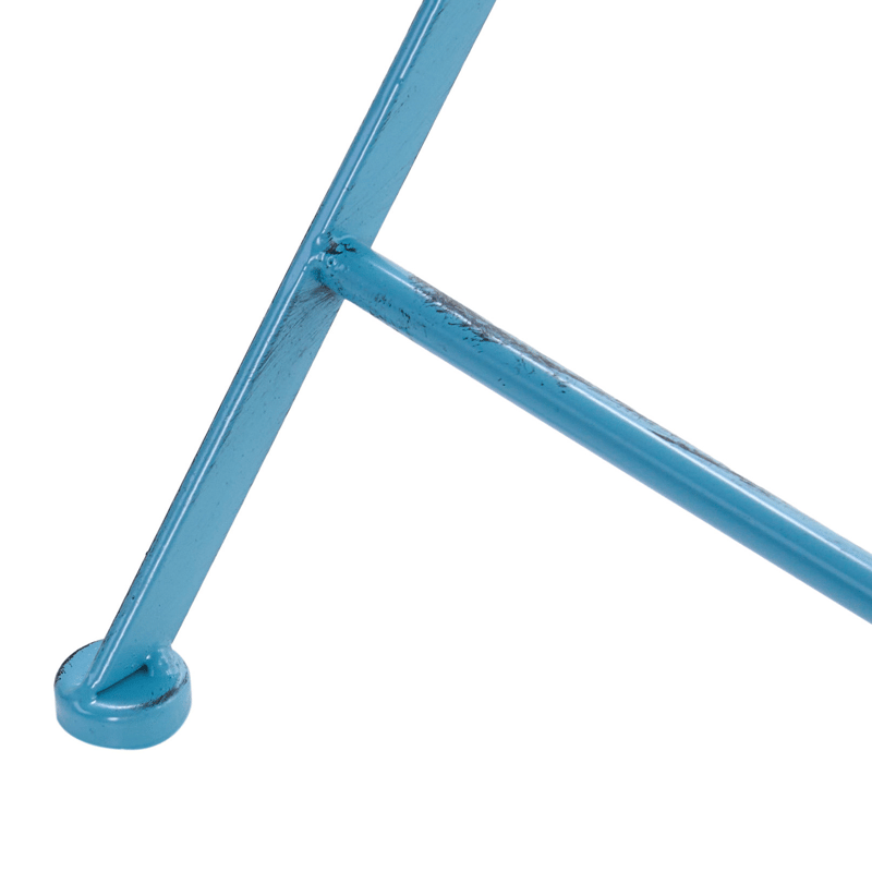 Bistrobord udendørs Pavia 71 cm Jern - Blå - Havemøbler - Balkon - Balkonmøbler - Altanborde