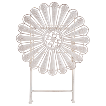 Bistrobord udendørs Pavia 71 cm Jern - Hvid - Havemøbler - Balkon - Balkonmøbler - Altanborde