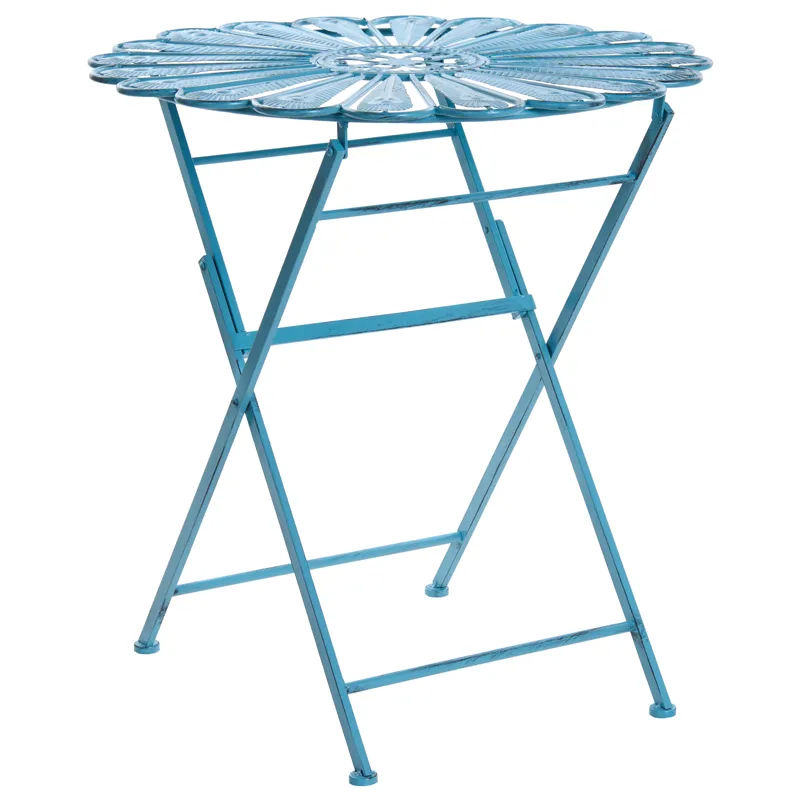 Bistrobord udendørs Pavia 71 cm Jern, Blå