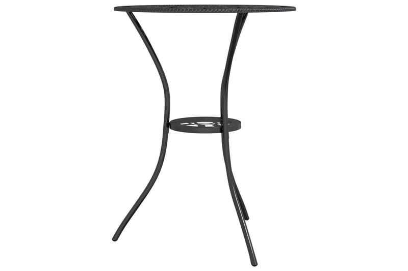 bistrosæt 3 dele støbt aluminium sort - Sort - Havemøbler - Balkon - Balkonmøbler - Altansæt